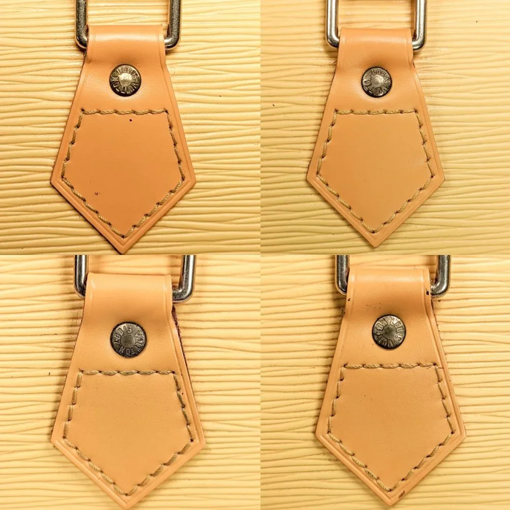 LOUIS VUITTON Large Citron Yellow Epi Leather Tote Handbag - Picture 6 of 14